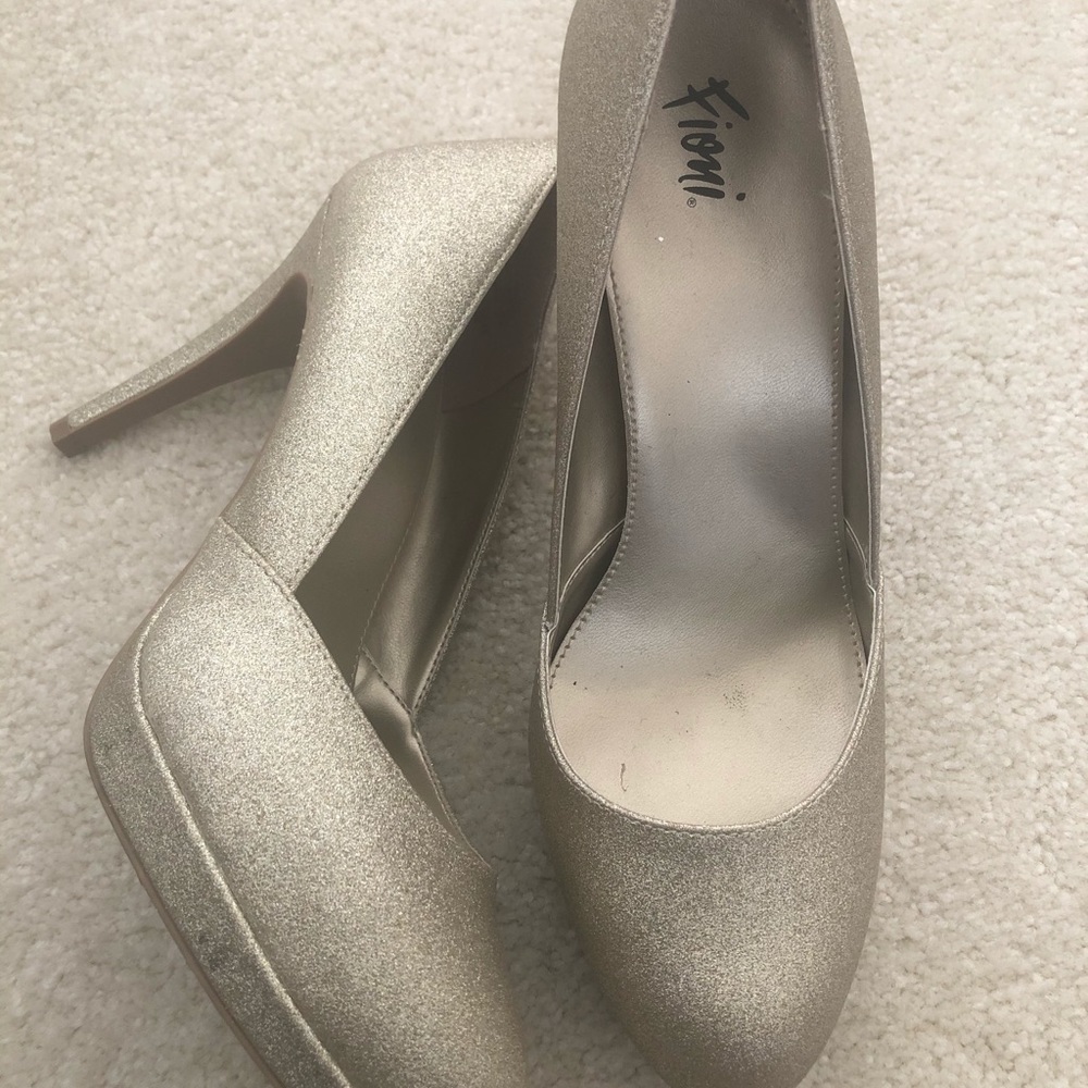 Shimmery Gold Heels